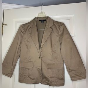 Banana Republic Factory Tan Suit Jacket